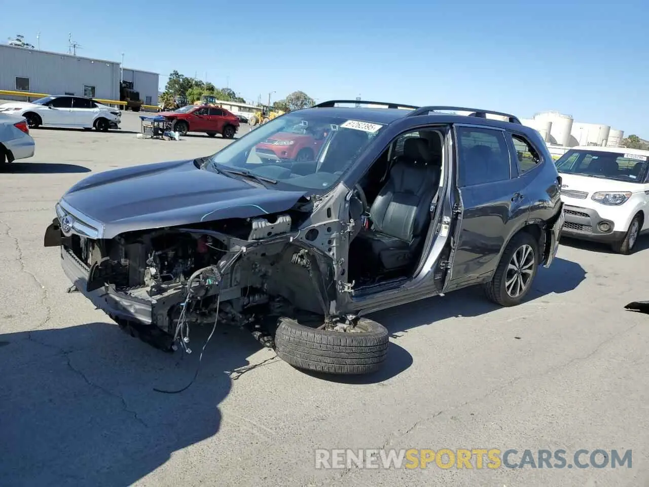 1 Photograph of a damaged car JF2SKAUC4MH465791 SUBARU FORESTER 2021