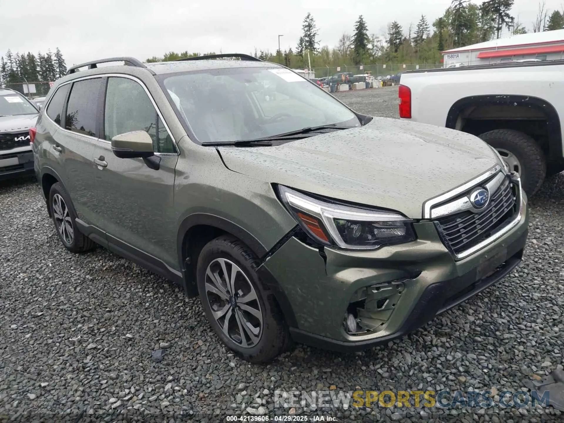 1 Photograph of a damaged car JF2SKAUC5MH503500 SUBARU FORESTER 2021