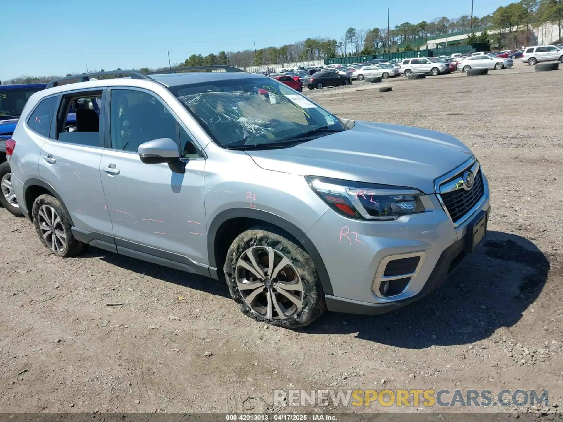 1 Photograph of a damaged car JF2SKAUC6MH442514 SUBARU FORESTER 2021