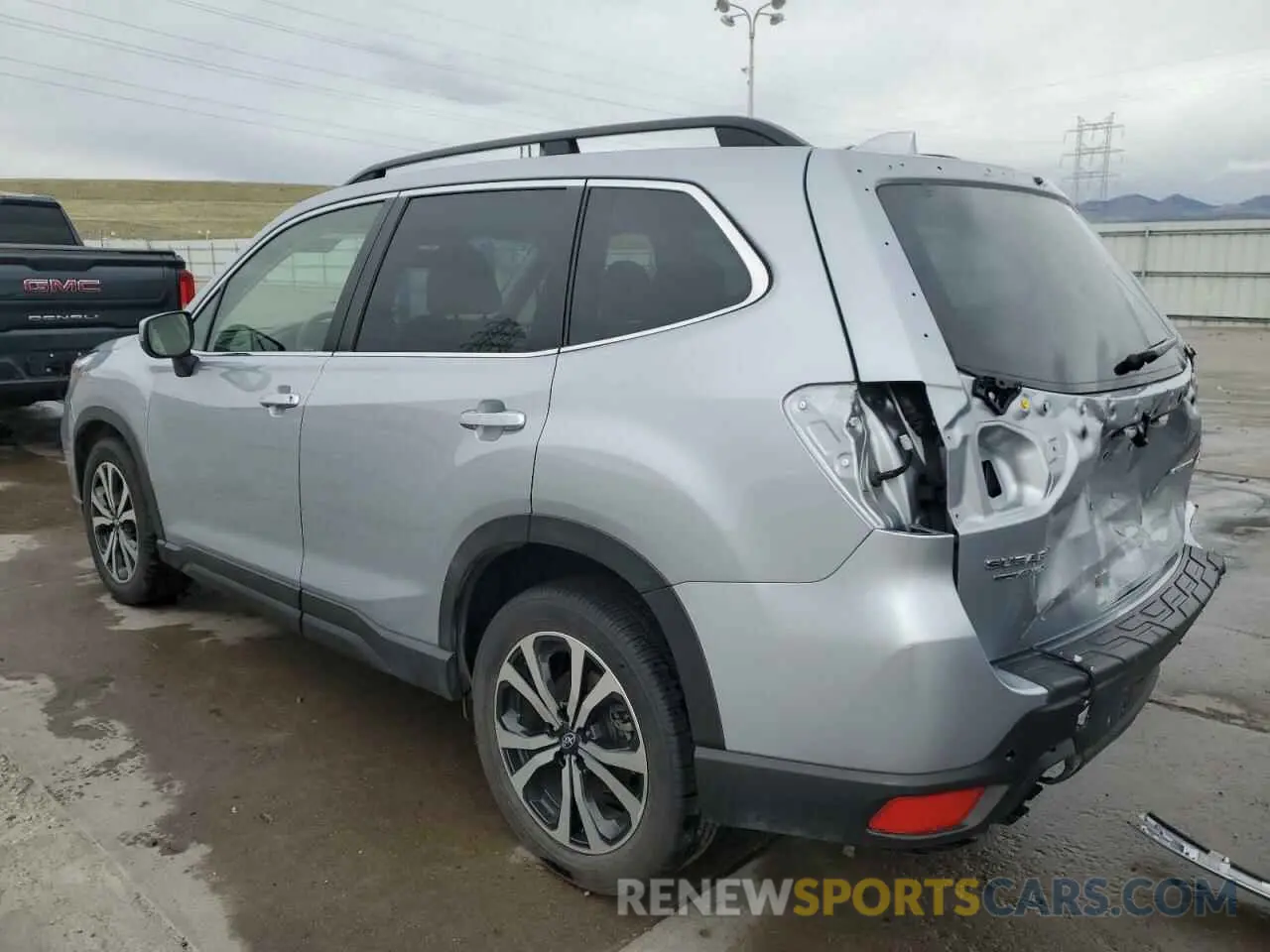 2 Фотография поврежденного автомобиля JF2SKAUC8MH455281 SUBARU FORESTER 2021