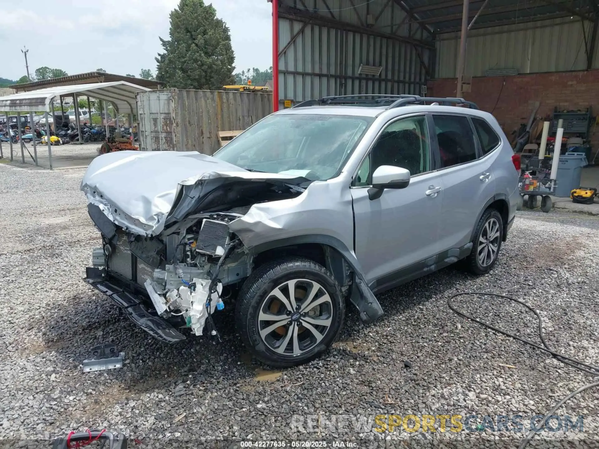 2 Фотография поврежденного автомобиля JF2SKAUC9MH532420 SUBARU FORESTER 2021