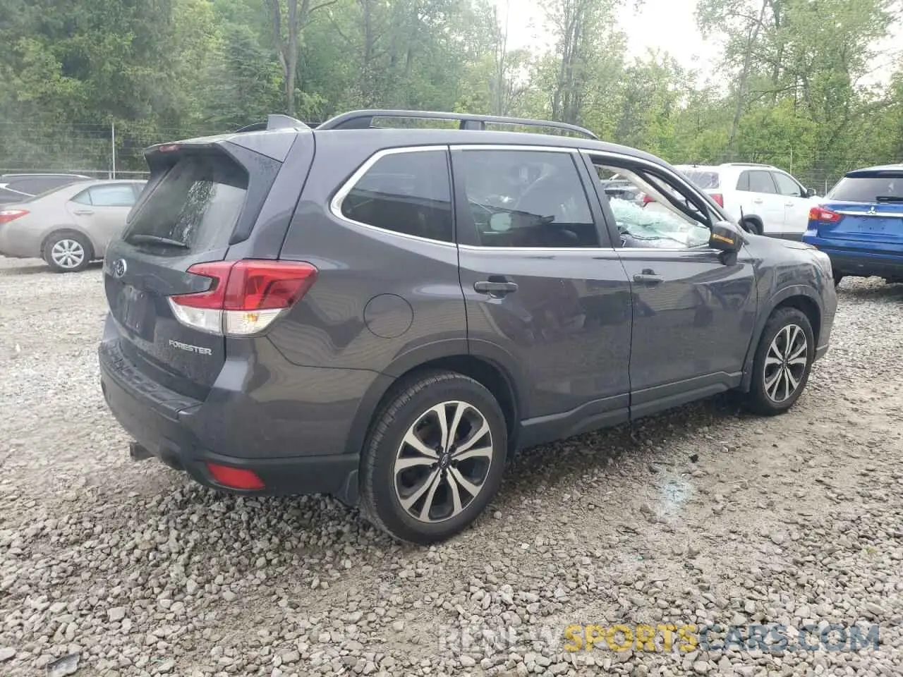 3 Photograph of a damaged car JF2SKAUC9MH548164 SUBARU FORESTER 2021
