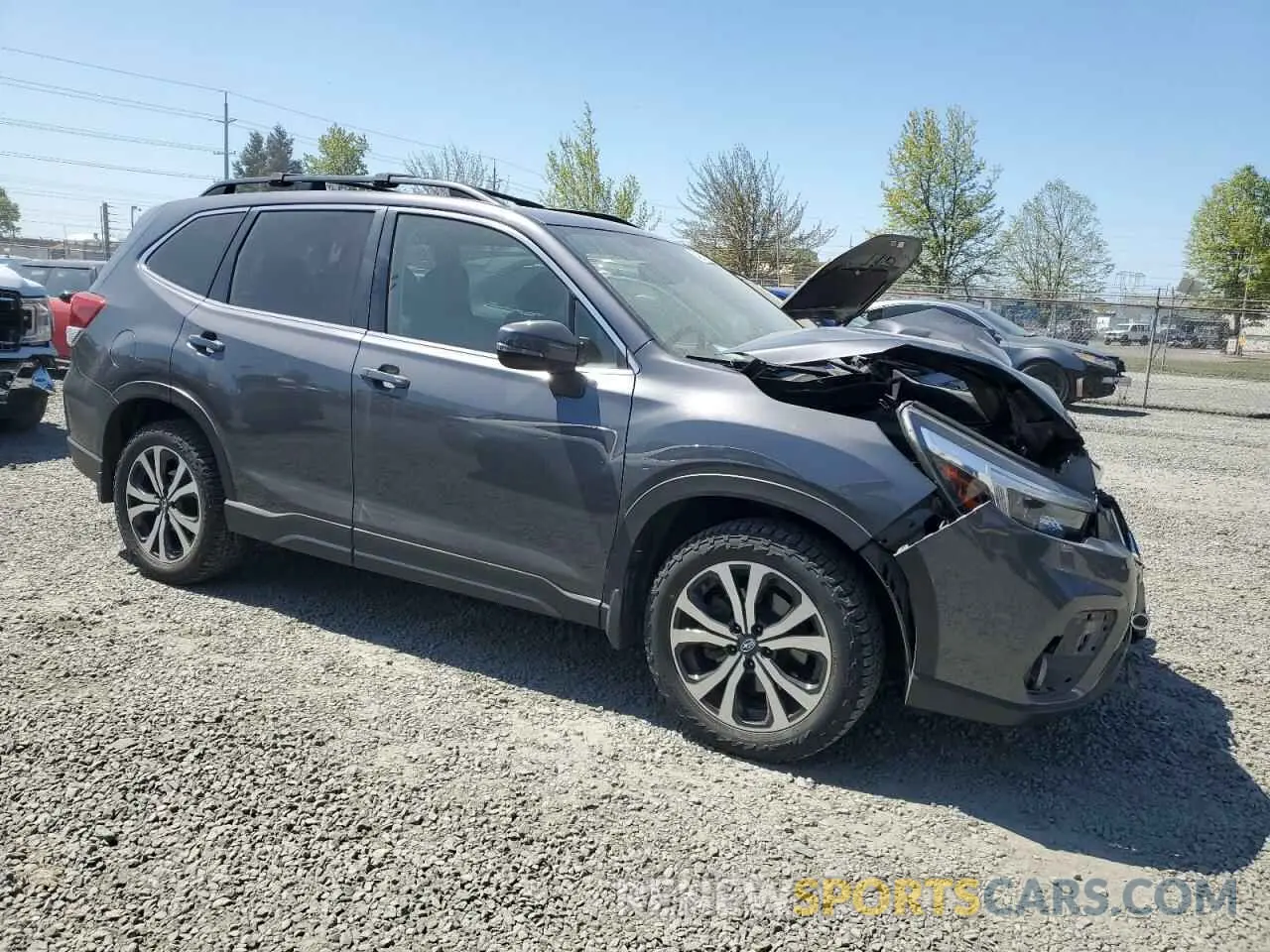 4 Photograph of a damaged car JF2SKAUCXMH515576 SUBARU FORESTER 2021