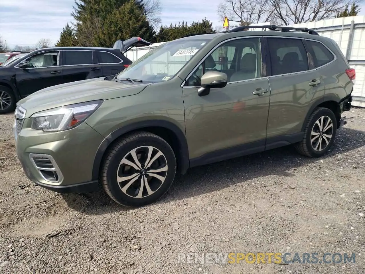 1 Photograph of a damaged car JF2SKAUCXMH572943 SUBARU FORESTER 2021