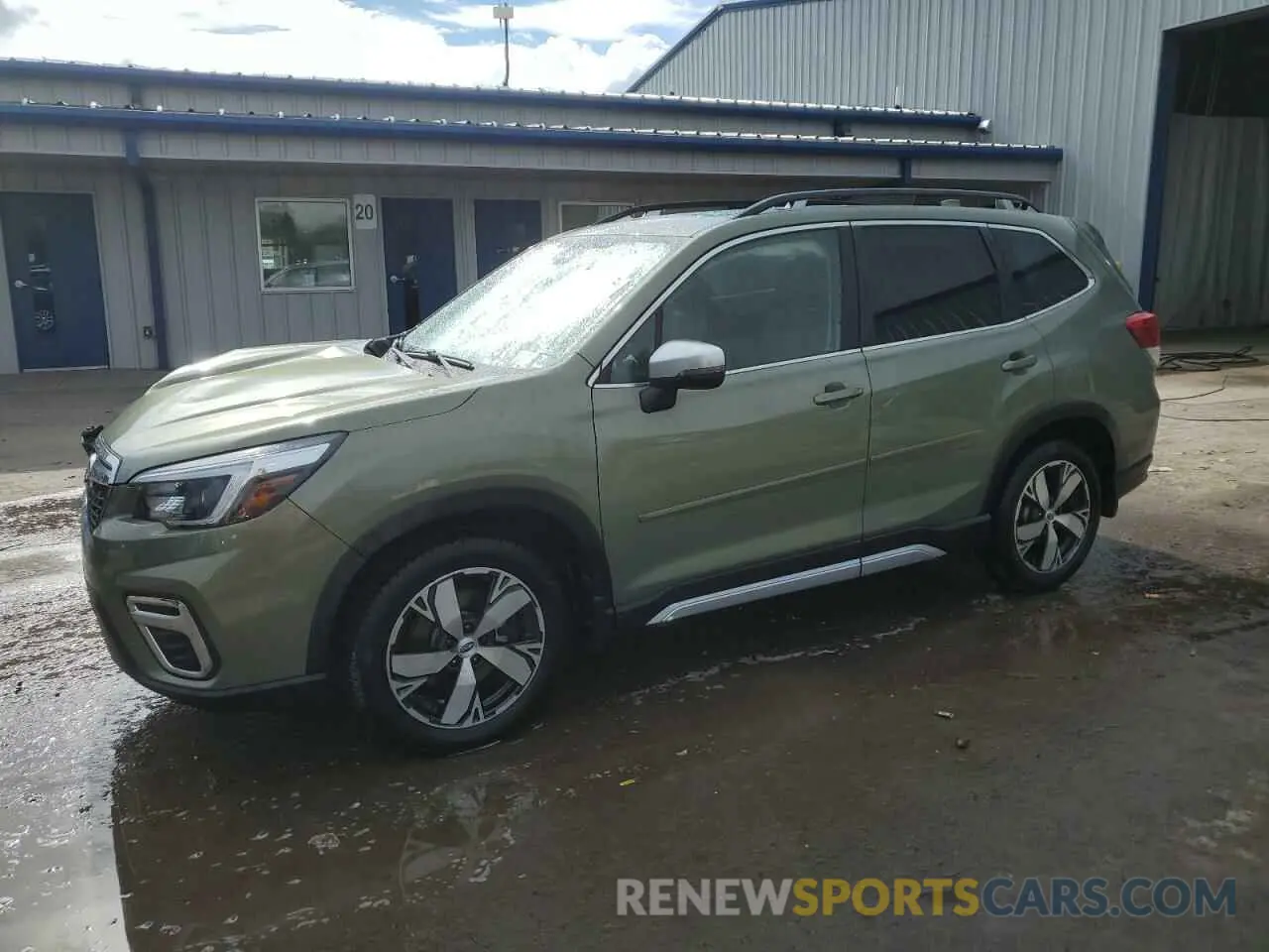 1 Photograph of a damaged car JF2SKAXC4MH443687 SUBARU FORESTER 2021