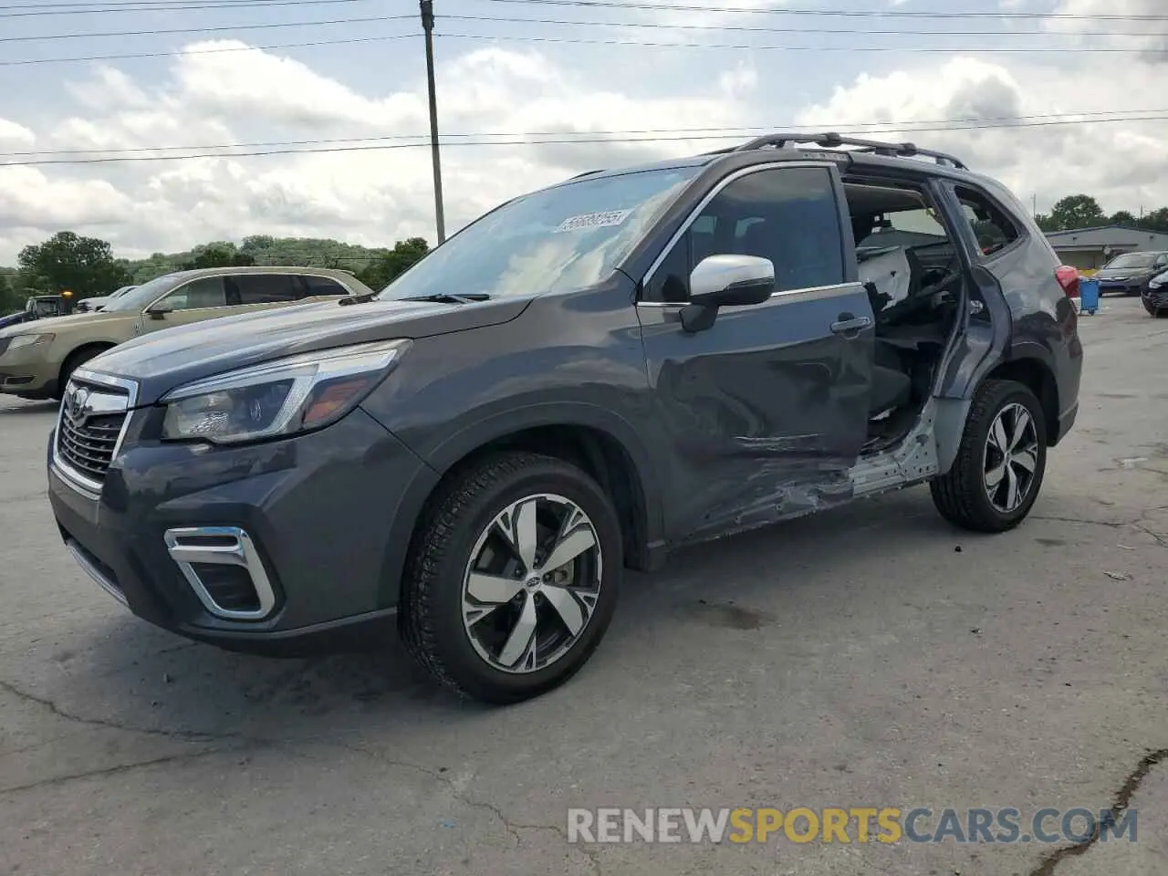1 Photograph of a damaged car JF2SKAXC4MH486619 SUBARU FORESTER 2021