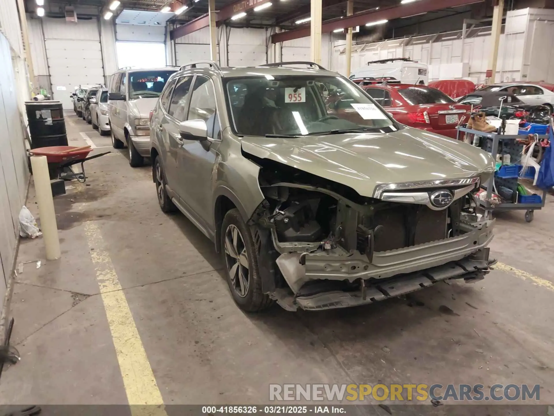 1 Фотография поврежденного автомобиля JF2SKAXC6MH468784 SUBARU FORESTER 2021