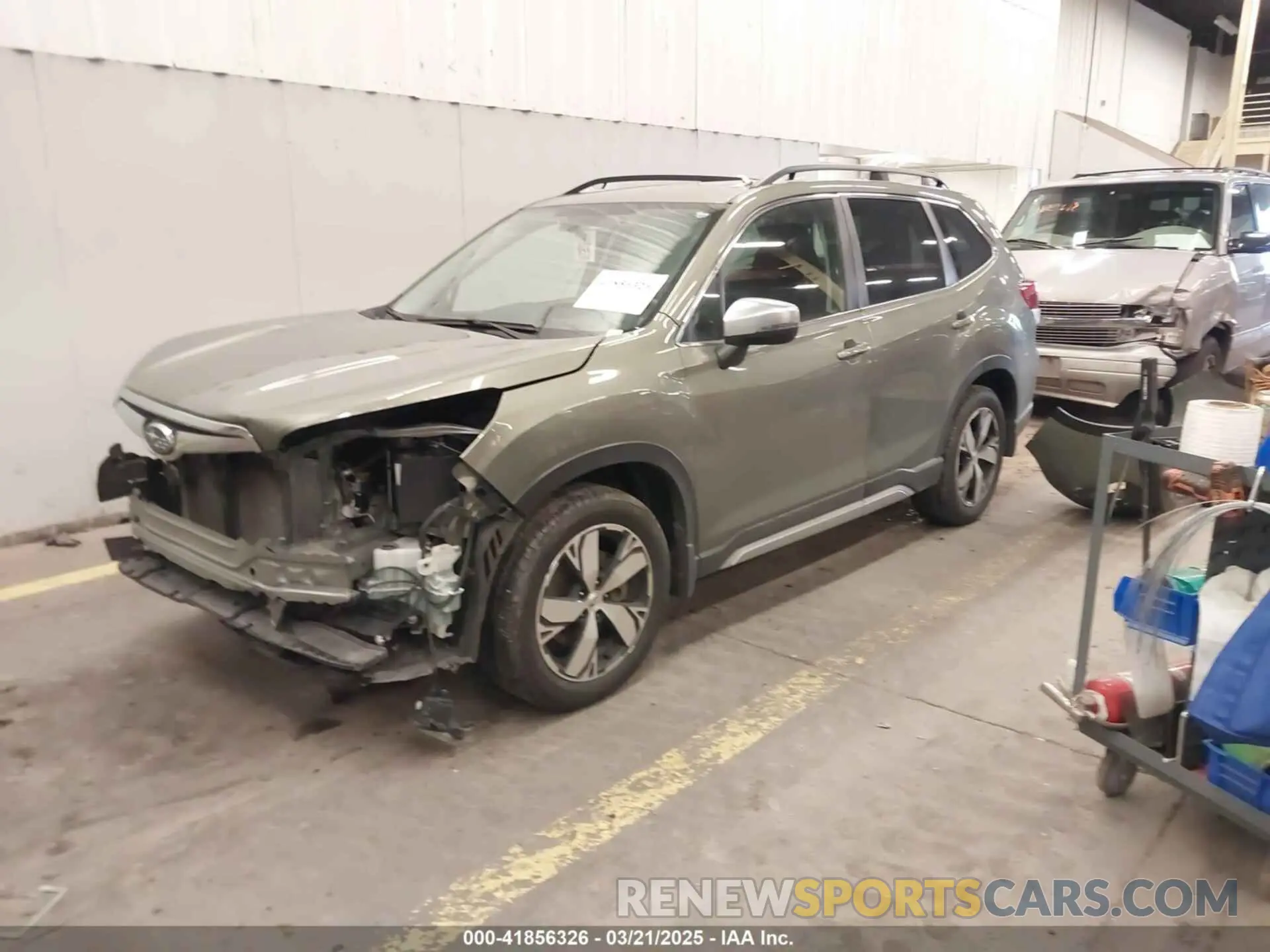 2 Фотография поврежденного автомобиля JF2SKAXC6MH468784 SUBARU FORESTER 2021