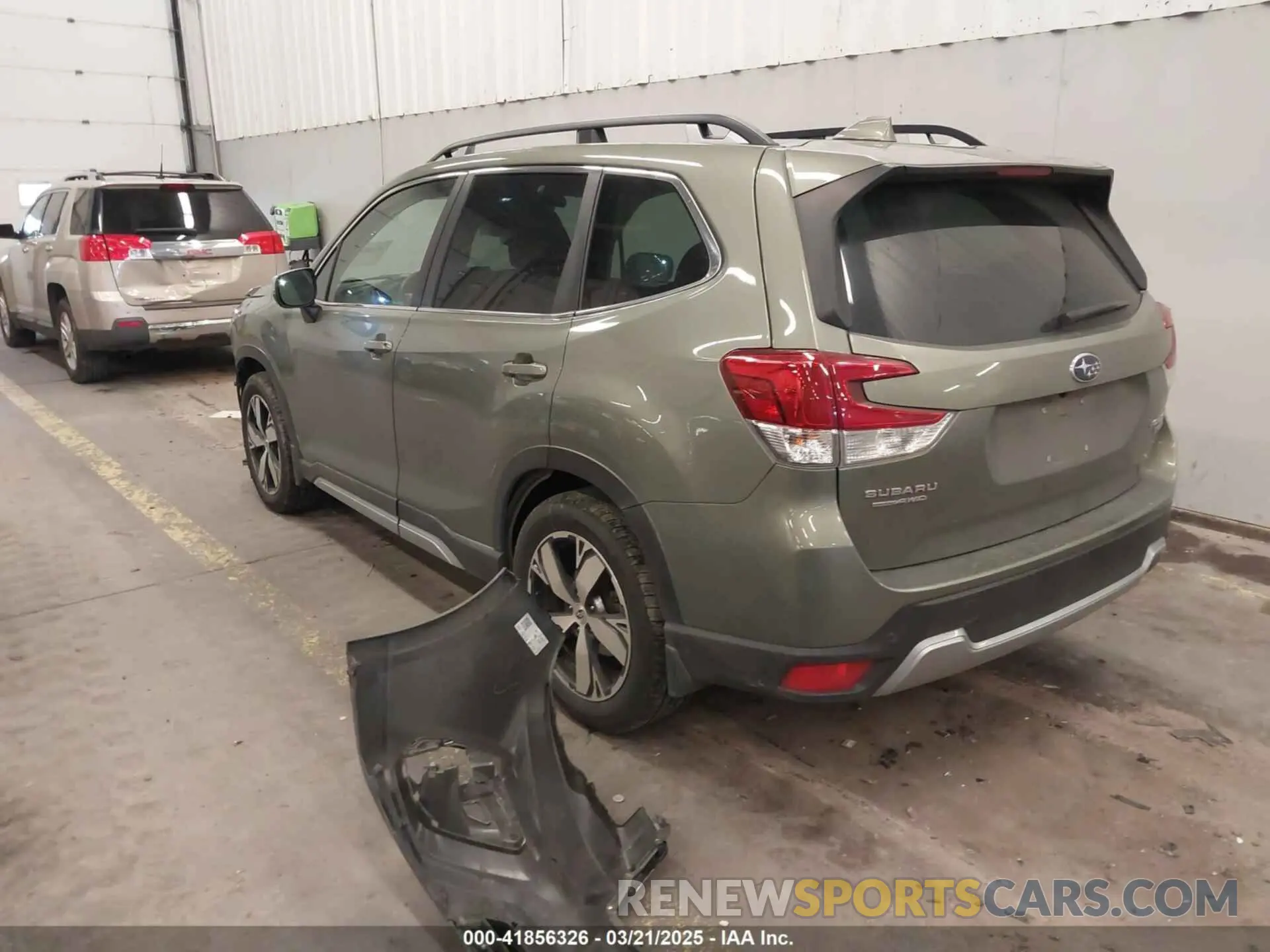 3 Фотография поврежденного автомобиля JF2SKAXC6MH468784 SUBARU FORESTER 2021