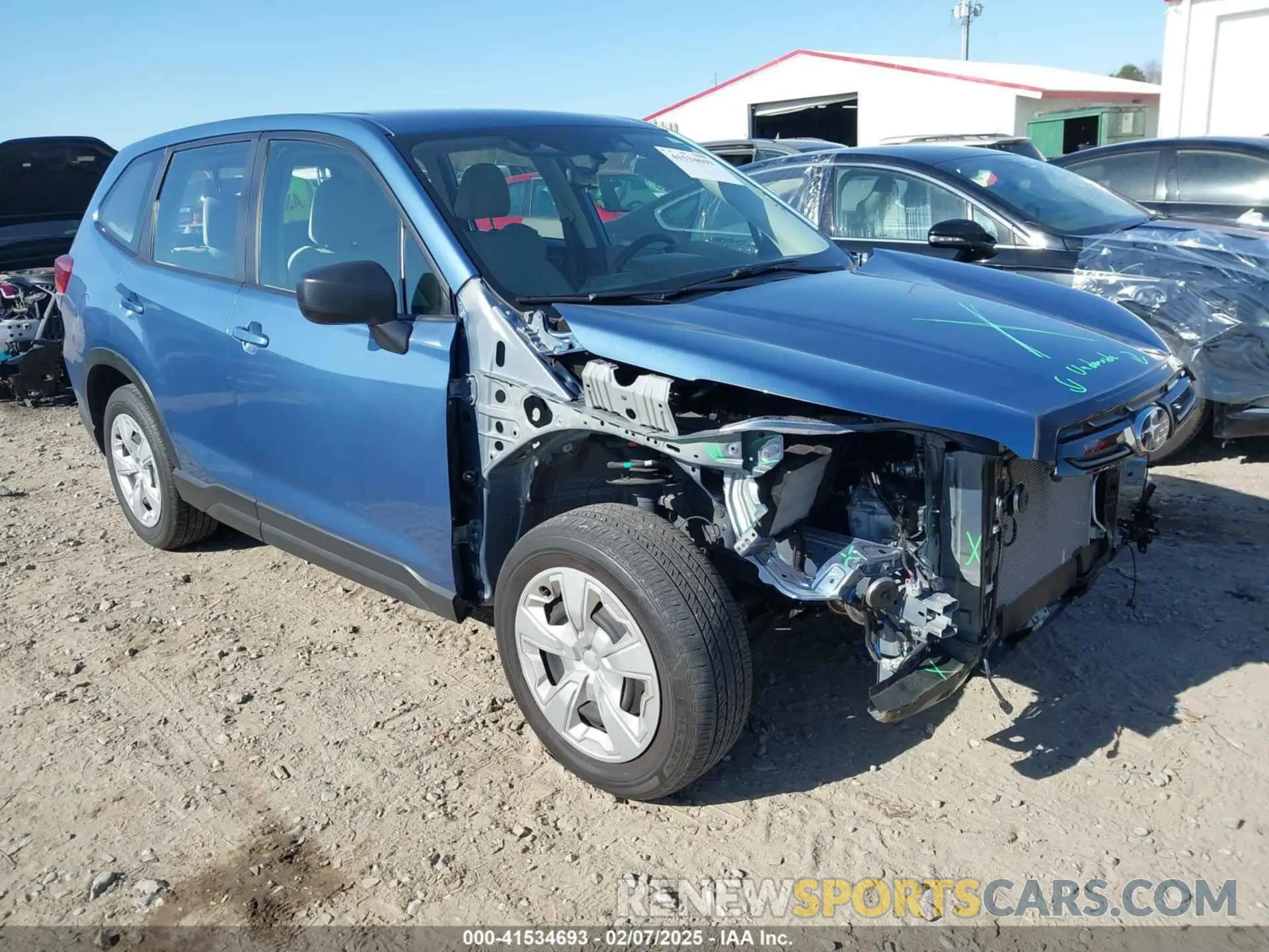 1 Фотография поврежденного автомобиля JF2SKAAC7NH508008 SUBARU FORESTER 2022