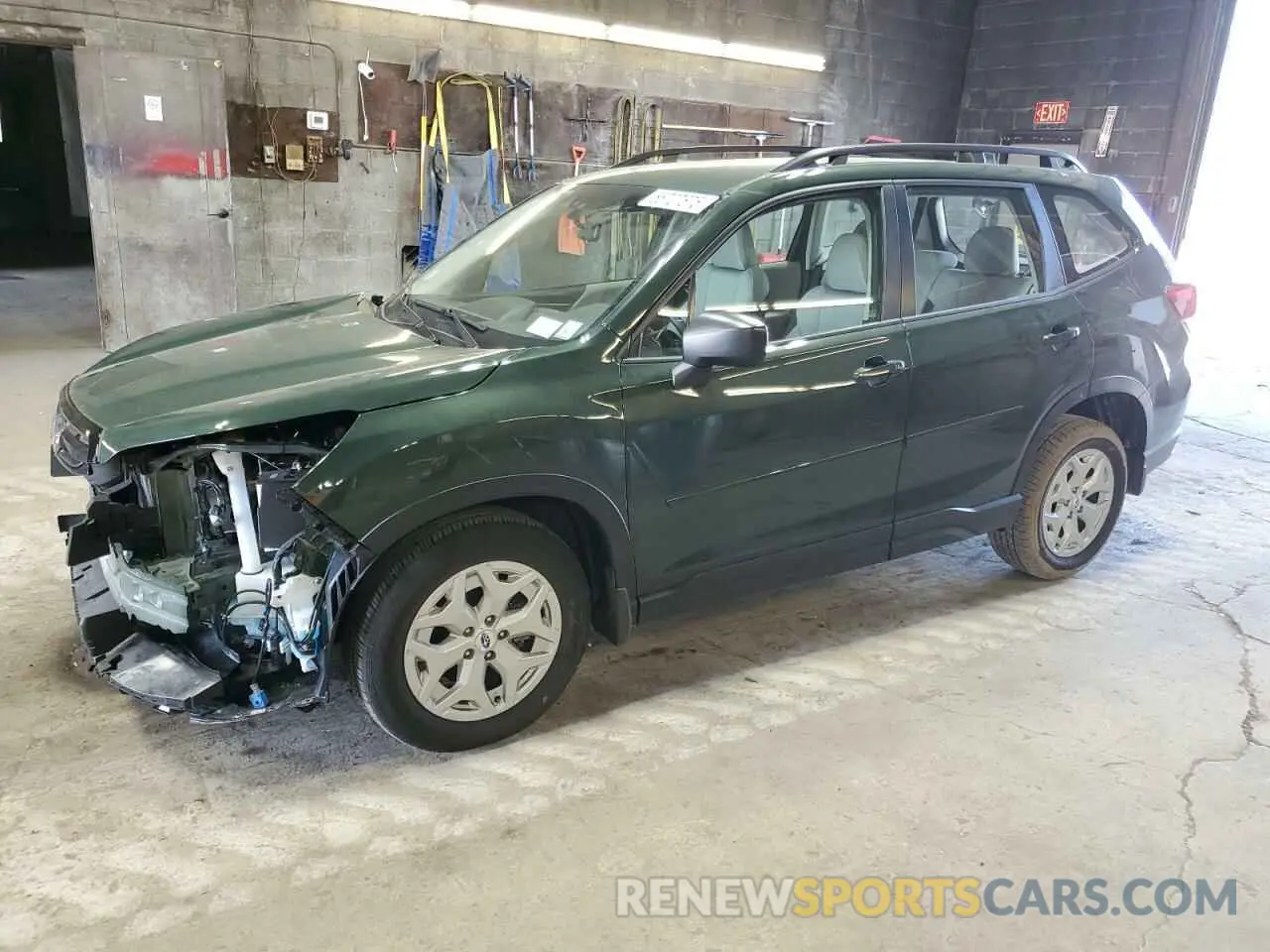 1 Photograph of a damaged car JF2SKACC3NH424510 SUBARU FORESTER 2022