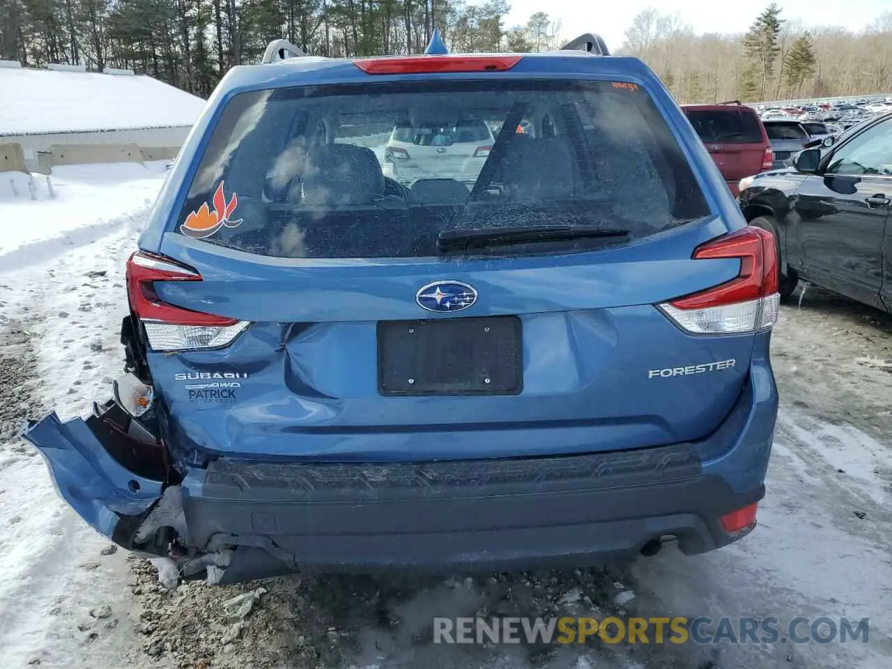 6 Photograph of a damaged car JF2SKACC9NH511019 SUBARU FORESTER 2022