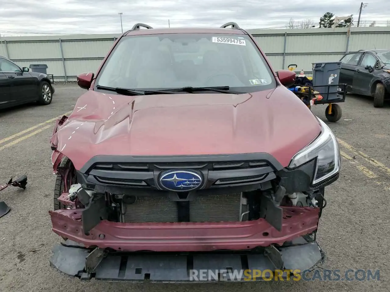 5 Фотография поврежденного автомобиля JF2SKADC2NH441829 SUBARU FORESTER 2022