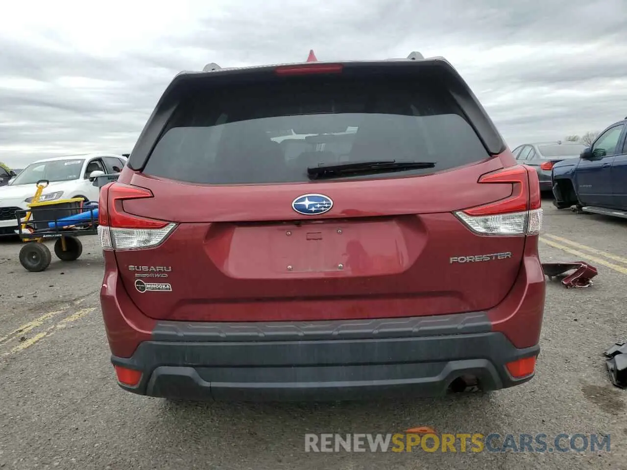 6 Фотография поврежденного автомобиля JF2SKADC2NH441829 SUBARU FORESTER 2022