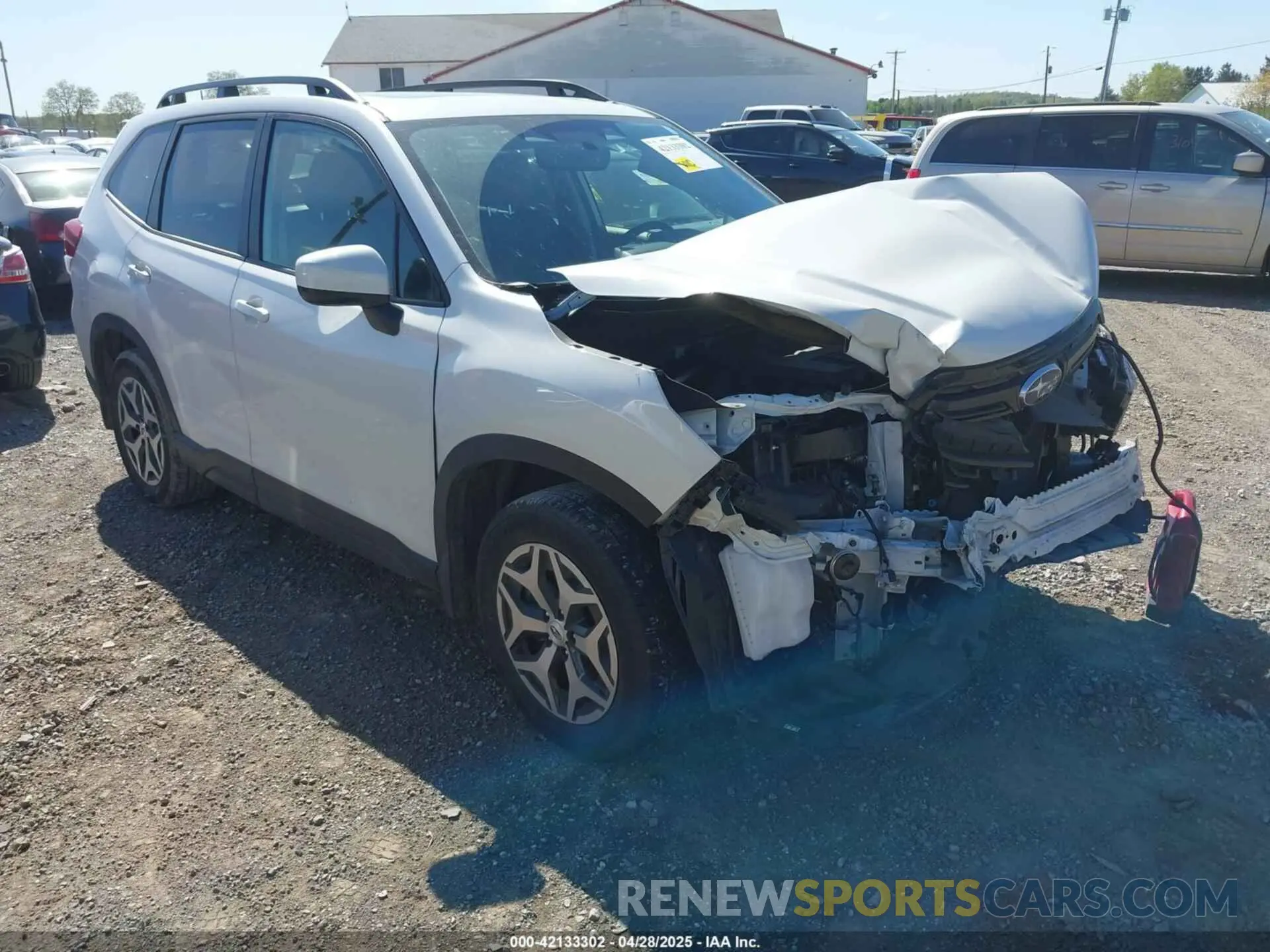1 Photograph of a damaged car JF2SKADC4NH439676 SUBARU FORESTER 2022