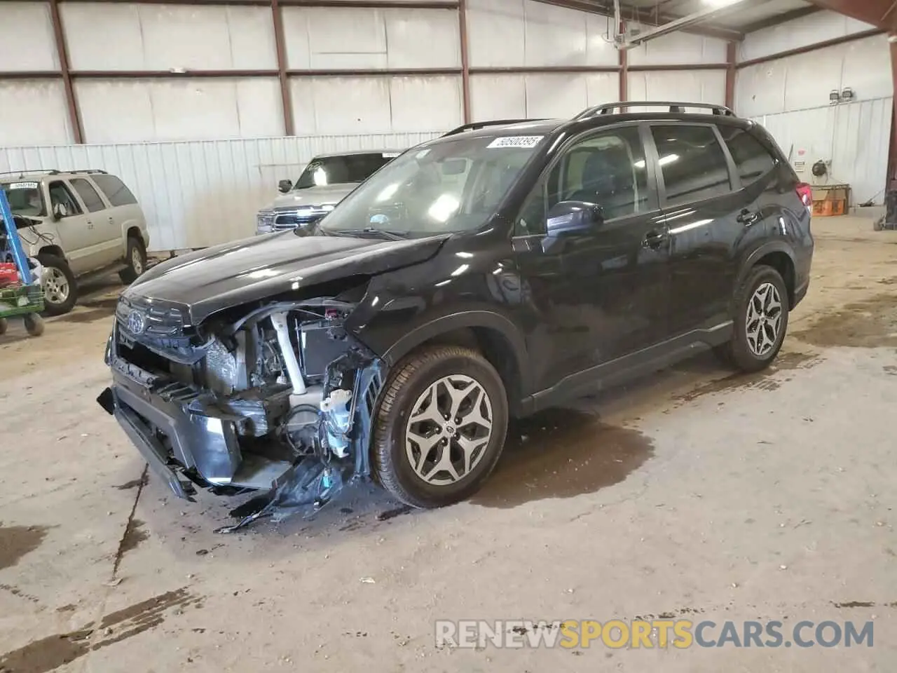 1 Photograph of a damaged car JF2SKADC7NH498768 SUBARU FORESTER 2022