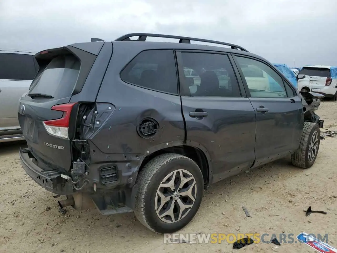 3 Фотография поврежденного автомобиля JF2SKAEC0NH418063 SUBARU FORESTER 2022