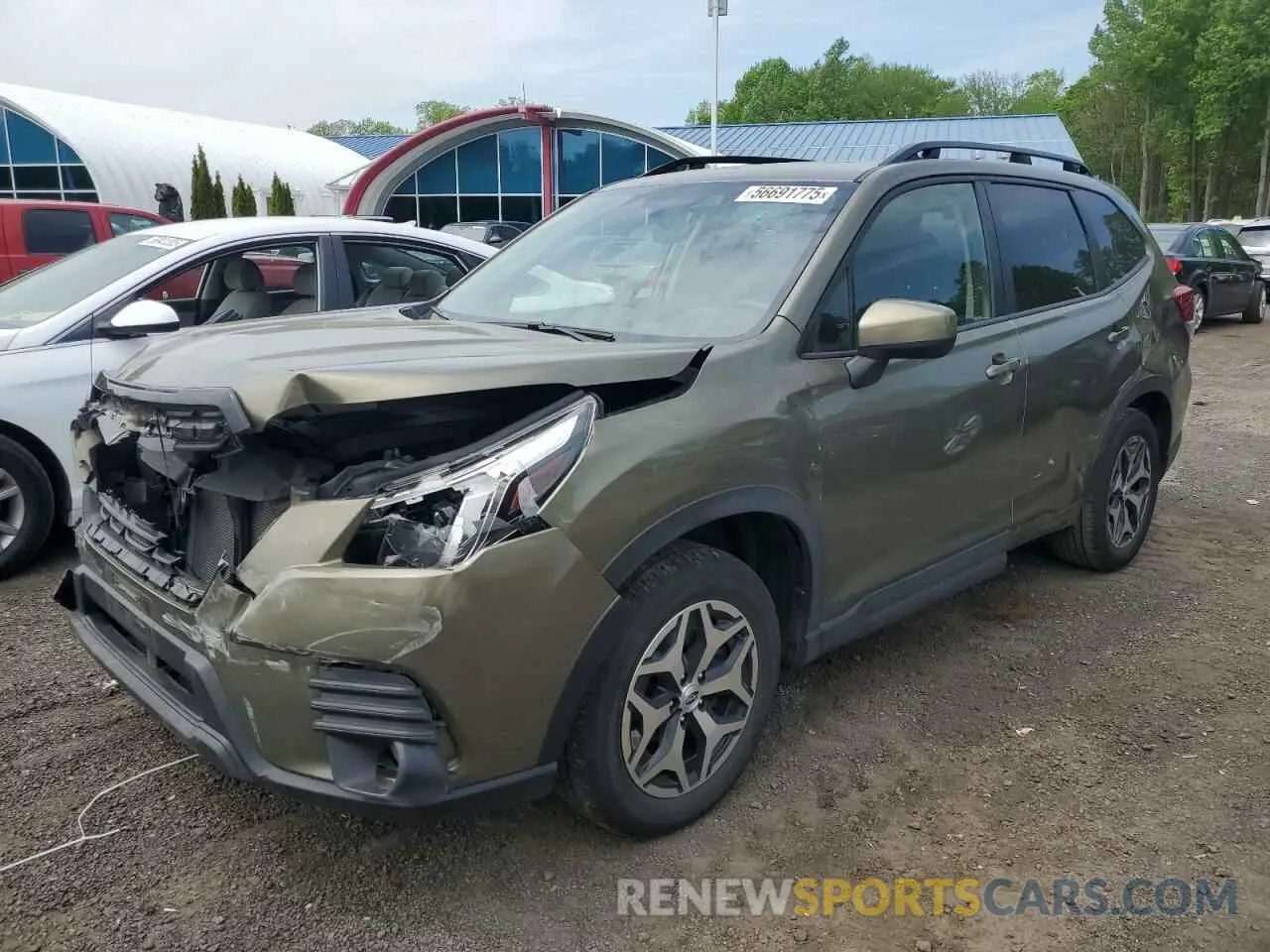 1 Фотография поврежденного автомобиля JF2SKAEC1NH484881 SUBARU FORESTER 2022