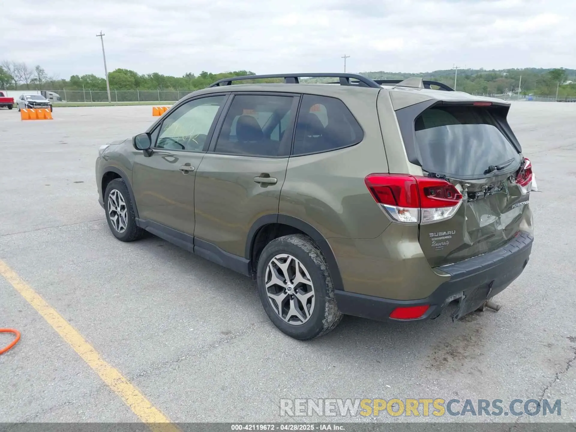 3 Фотография поврежденного автомобиля JF2SKAEC2NH403340 SUBARU FORESTER 2022