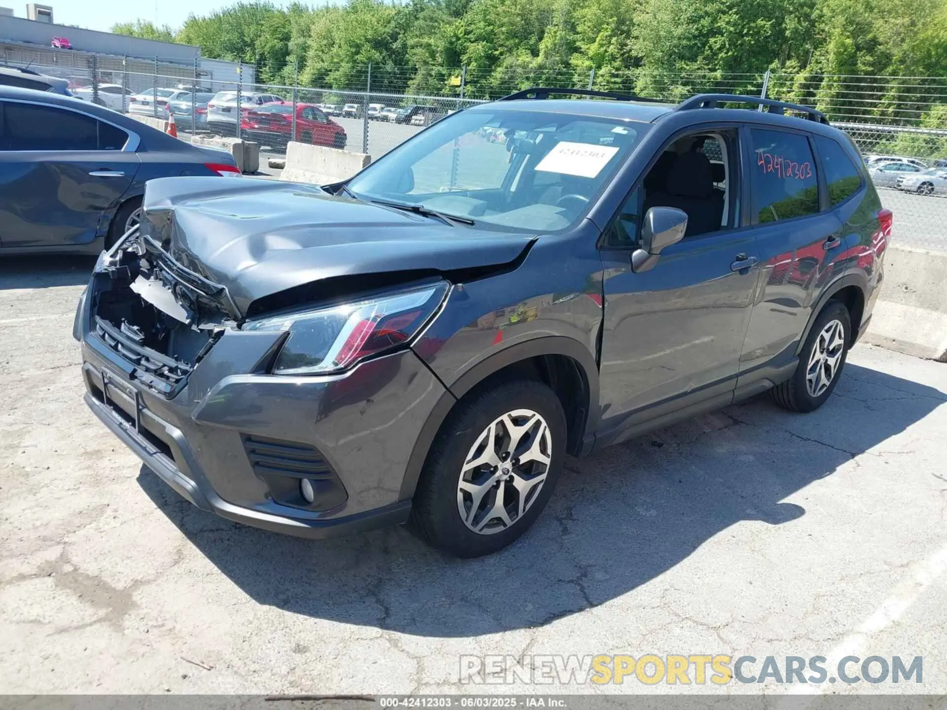 2 Photograph of a damaged car JF2SKAEC2NH436970 SUBARU FORESTER 2022