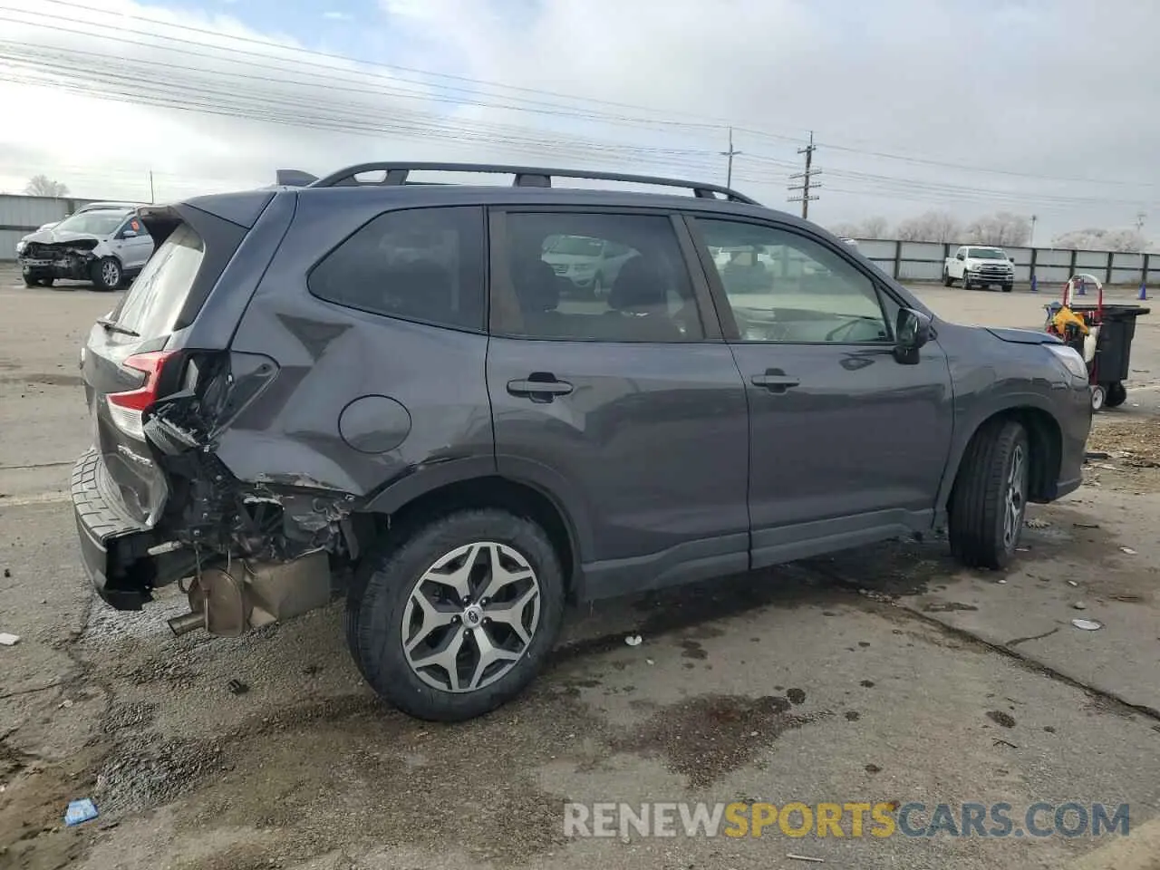 3 Фотография поврежденного автомобиля JF2SKAEC5NH469607 SUBARU FORESTER 2022