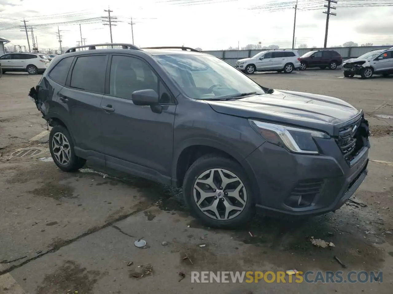 4 Фотография поврежденного автомобиля JF2SKAEC5NH469607 SUBARU FORESTER 2022