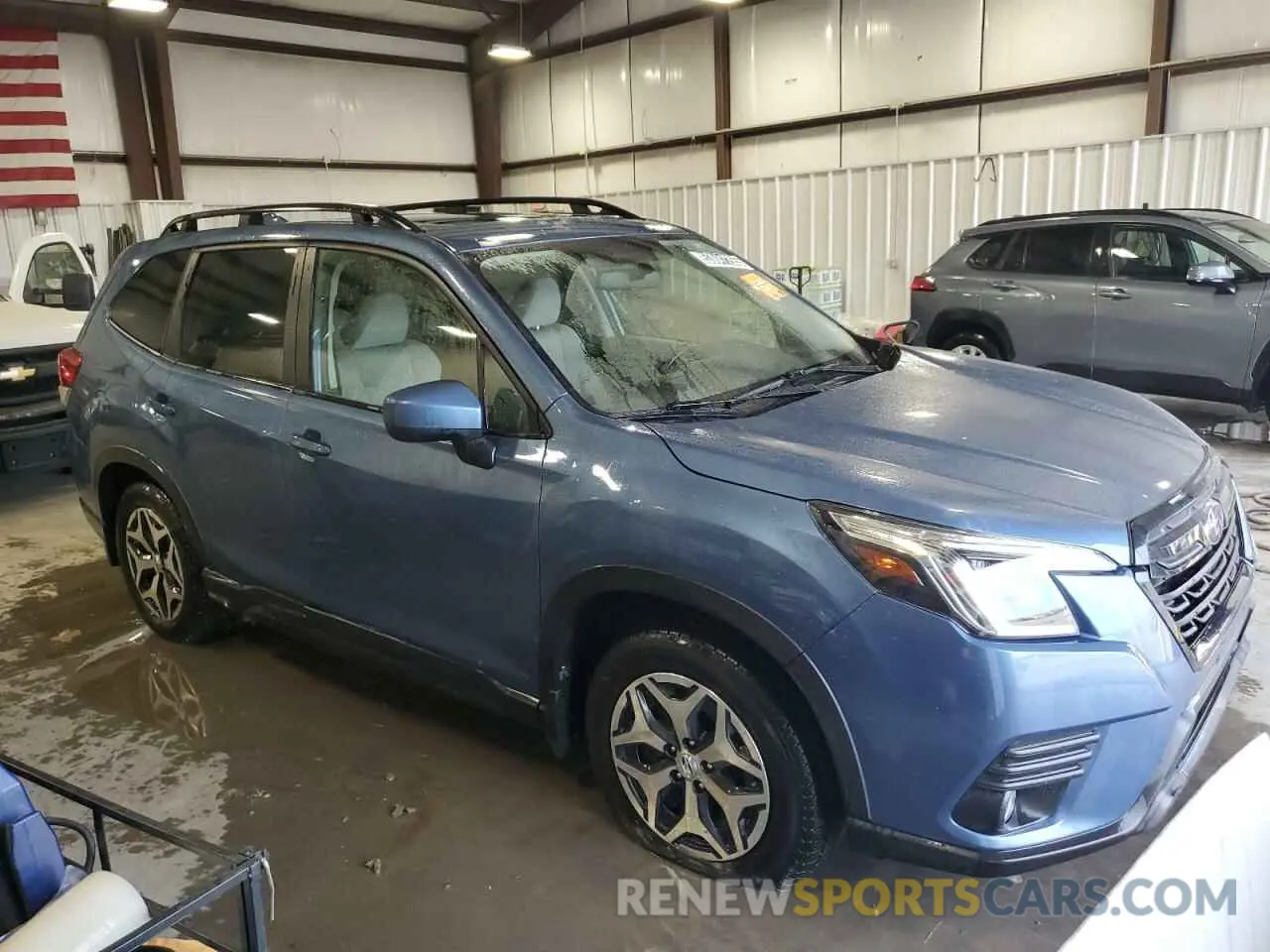 4 Photograph of a damaged car JF2SKAEC7NH521626 SUBARU FORESTER 2022