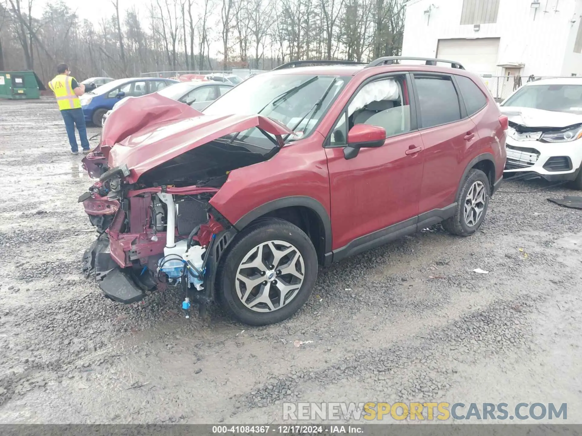 2 Фотография поврежденного автомобиля JF2SKAECXNH509115 SUBARU FORESTER 2022