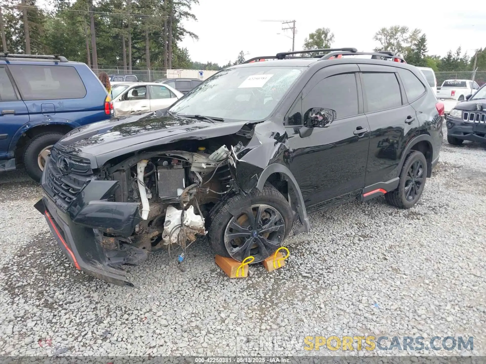 2 Photograph of a damaged car JF2SKAJC3NH437406 SUBARU FORESTER 2022