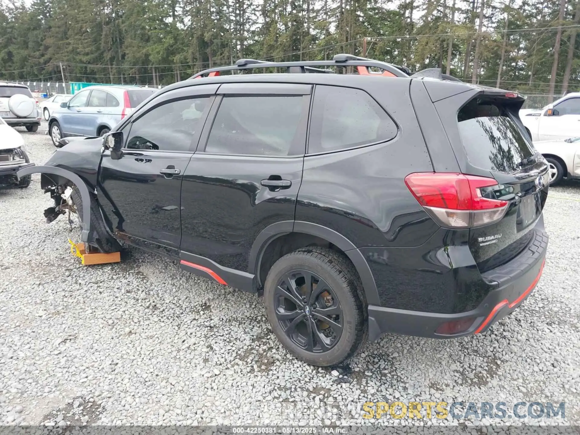 3 Photograph of a damaged car JF2SKAJC3NH437406 SUBARU FORESTER 2022