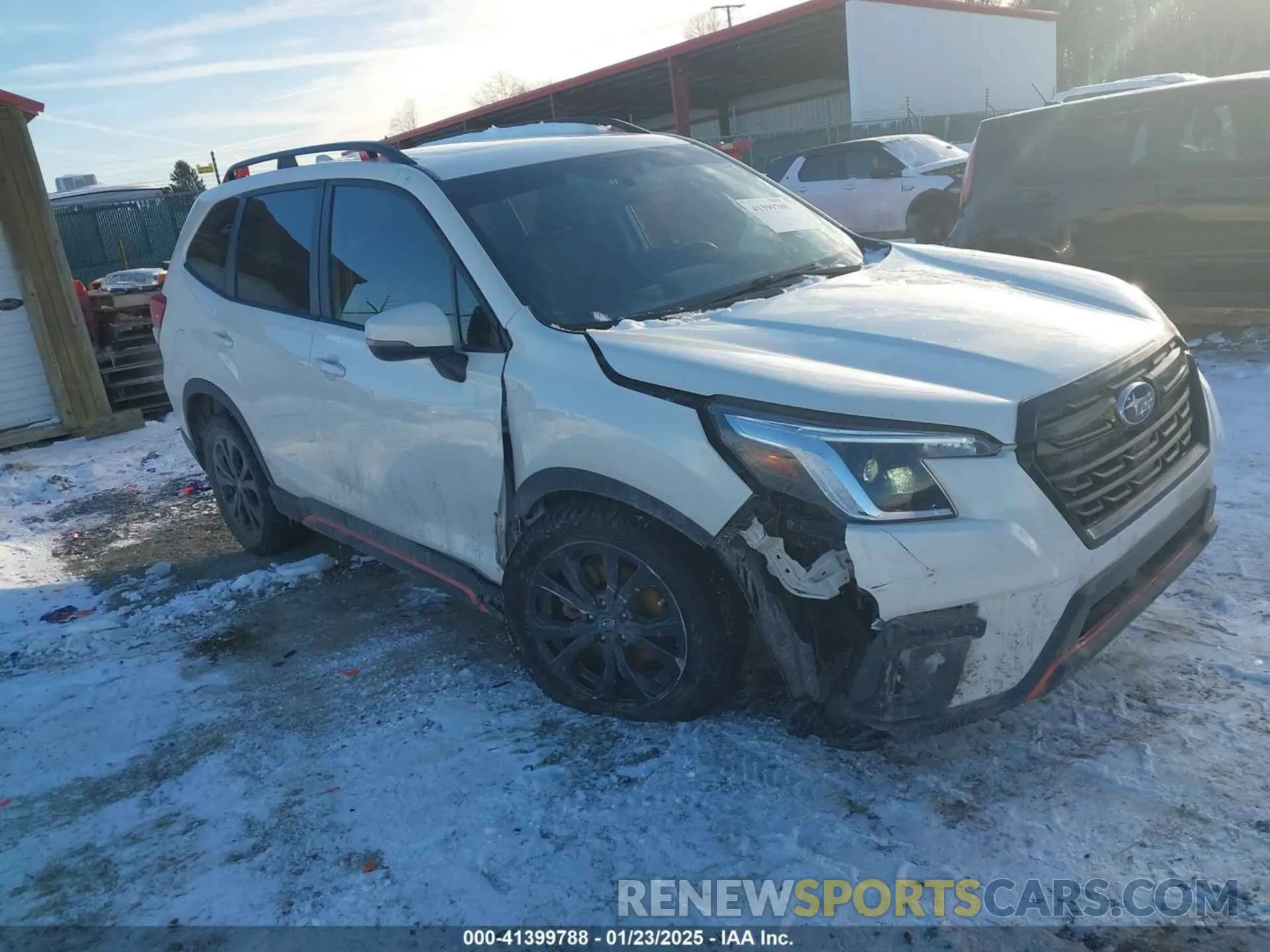 1 Photograph of a damaged car JF2SKAJC5NH429890 SUBARU FORESTER 2022