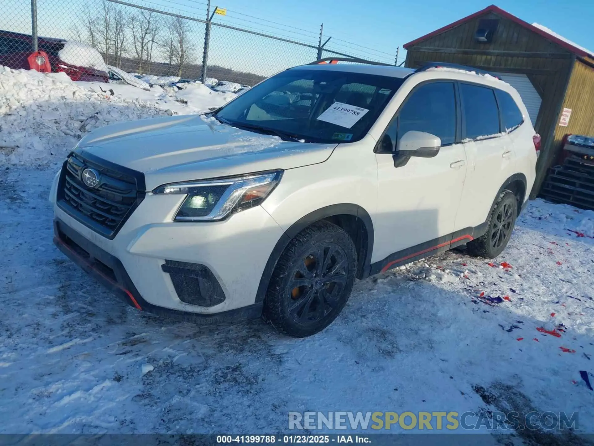 2 Photograph of a damaged car JF2SKAJC5NH429890 SUBARU FORESTER 2022