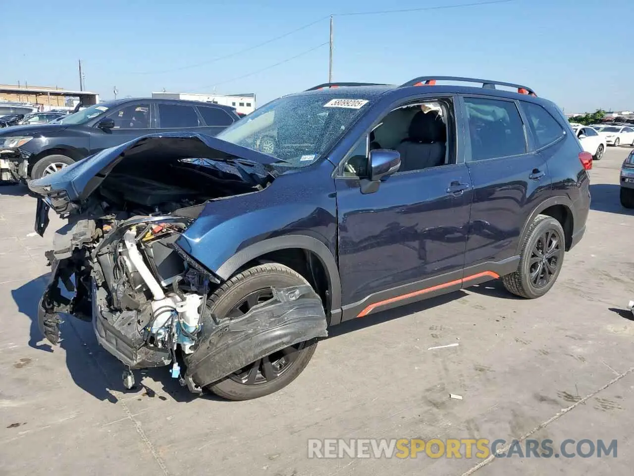 1 Photograph of a damaged car JF2SKAJC6NH504922 SUBARU FORESTER 2022