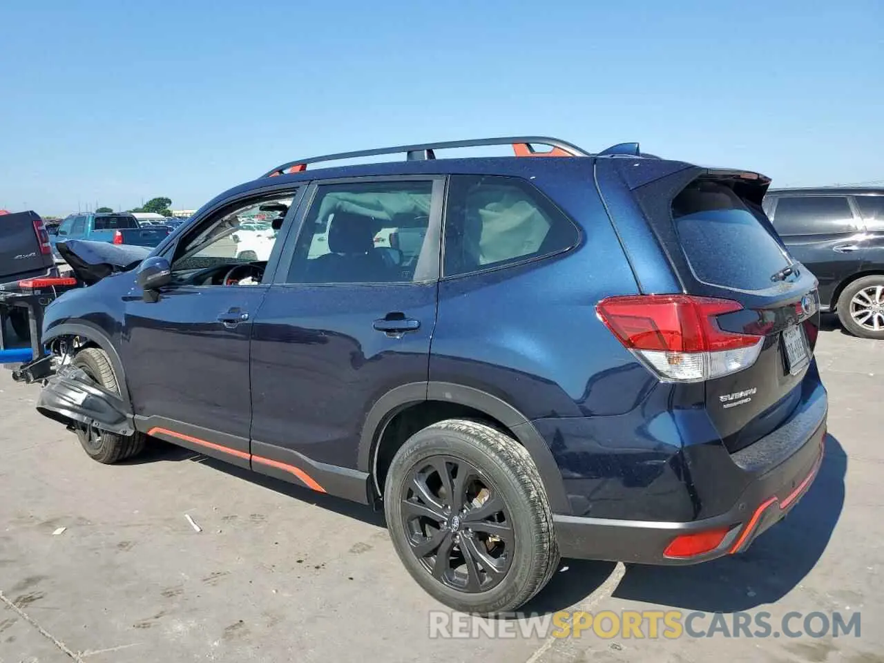 2 Photograph of a damaged car JF2SKAJC6NH504922 SUBARU FORESTER 2022
