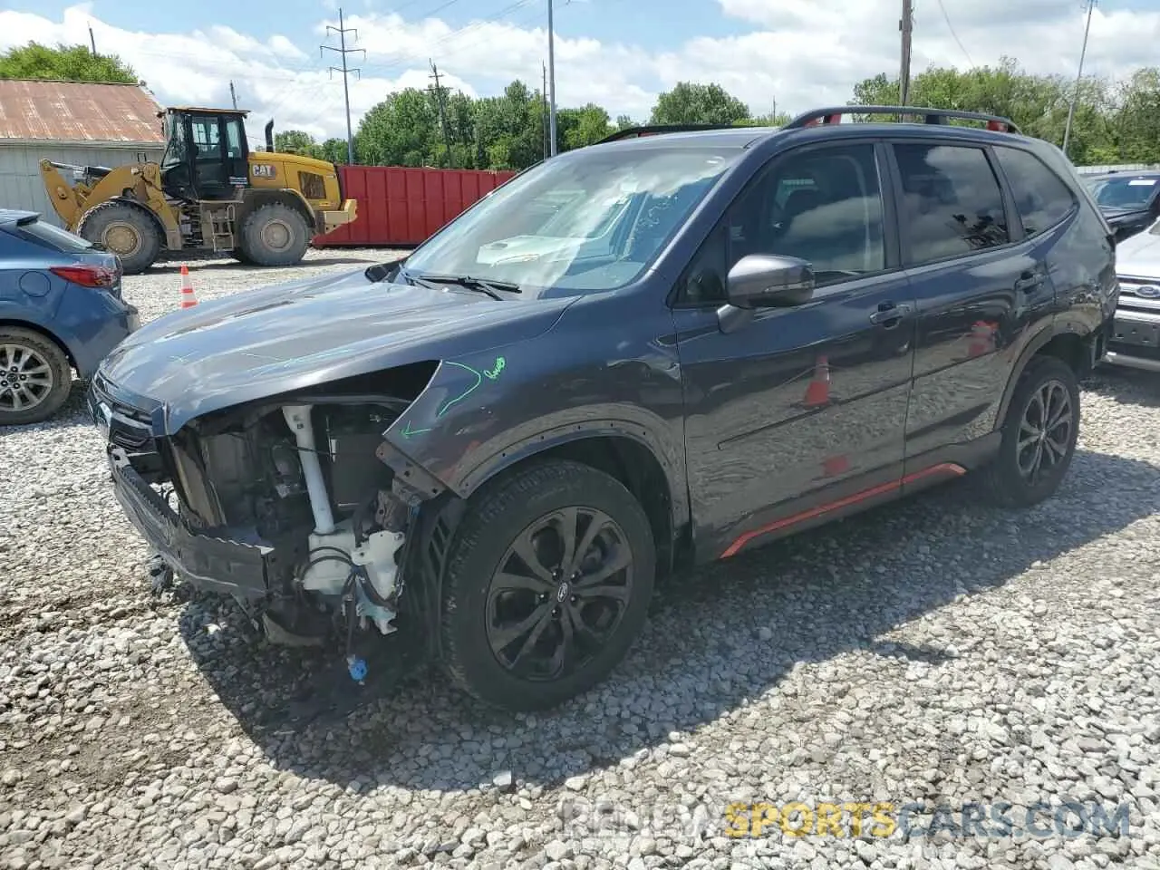 1 Photograph of a damaged car JF2SKAJC7NH497351 SUBARU FORESTER 2022