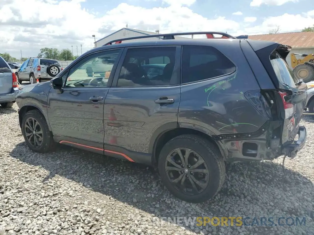 2 Photograph of a damaged car JF2SKAJC7NH497351 SUBARU FORESTER 2022