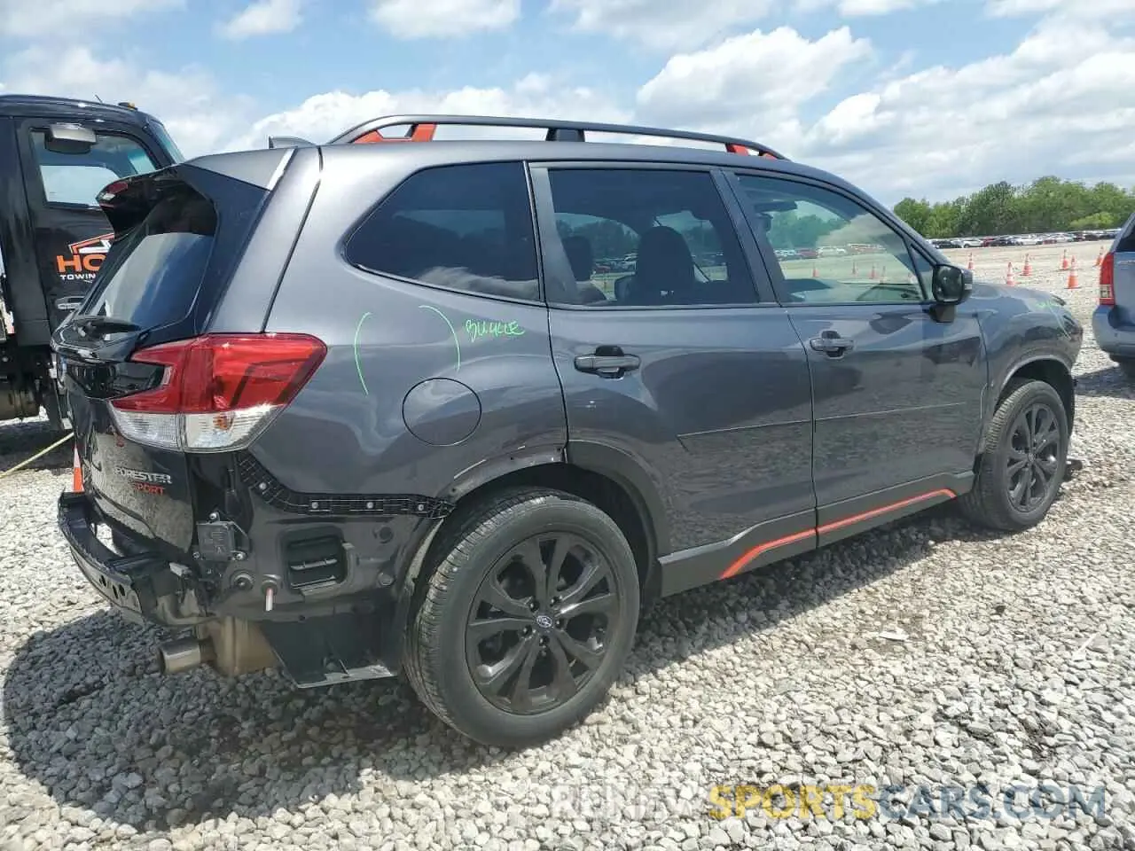 3 Photograph of a damaged car JF2SKAJC7NH497351 SUBARU FORESTER 2022