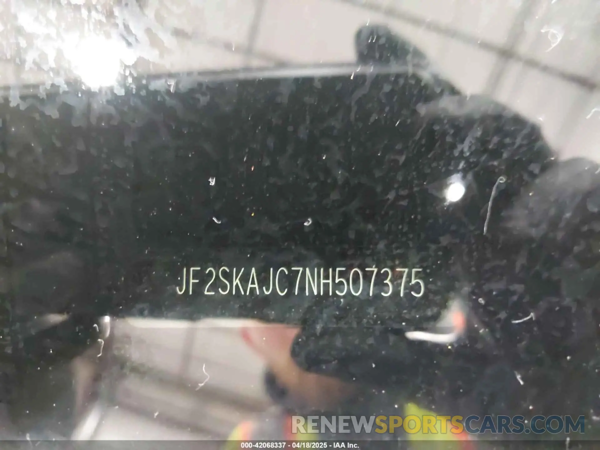 9 Photograph of a damaged car JF2SKAJC7NH507375 SUBARU FORESTER 2022