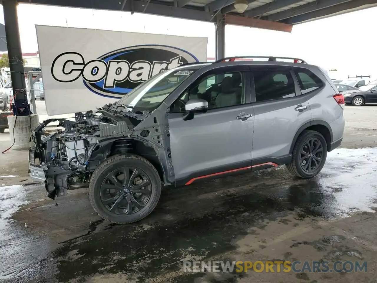 1 Photograph of a damaged car JF2SKAJCXNH469785 SUBARU FORESTER 2022