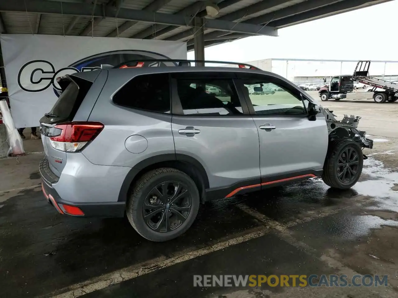 3 Photograph of a damaged car JF2SKAJCXNH469785 SUBARU FORESTER 2022