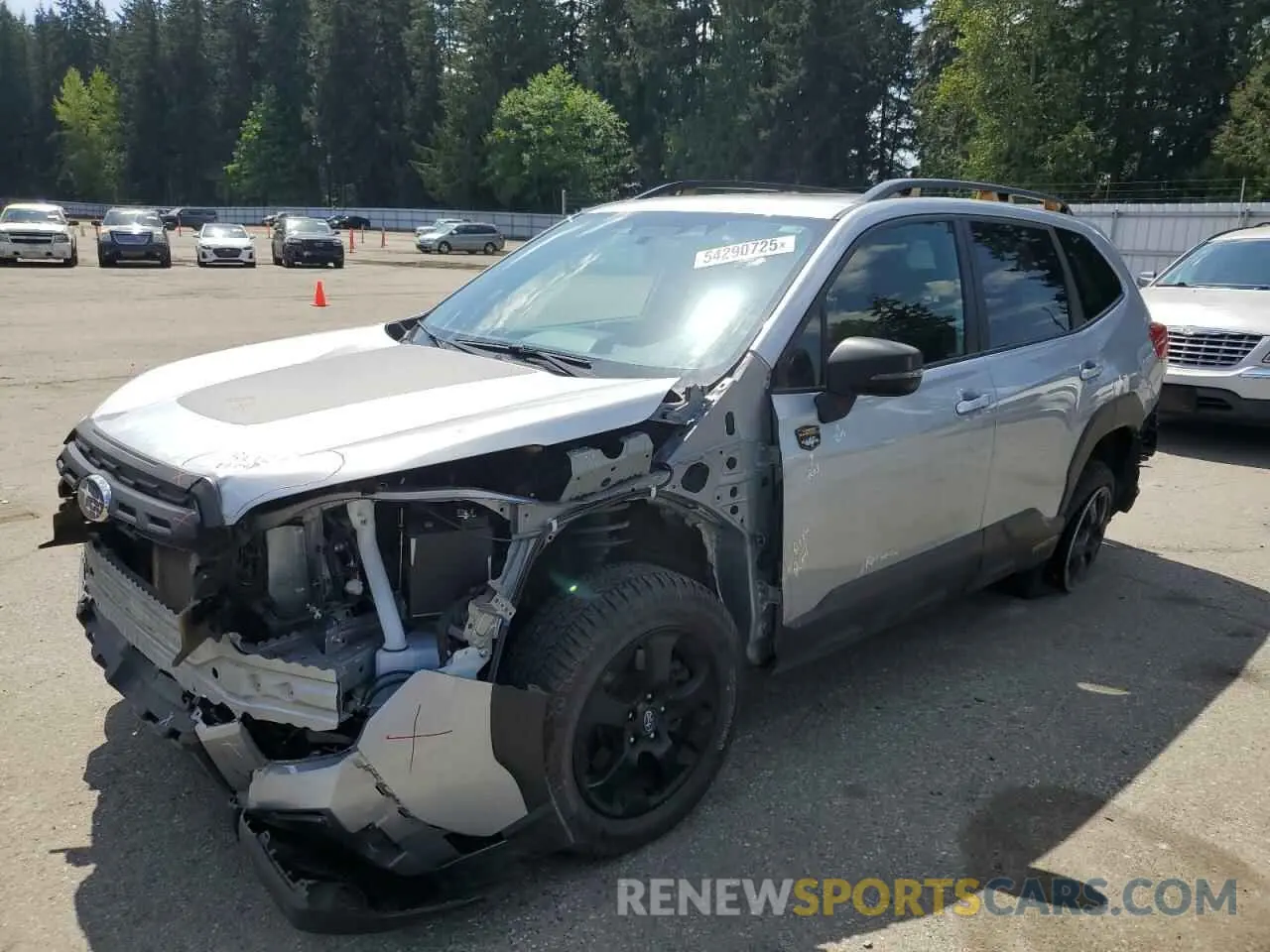 1 Photograph of a damaged car JF2SKAMC0NH529486 SUBARU FORESTER 2022