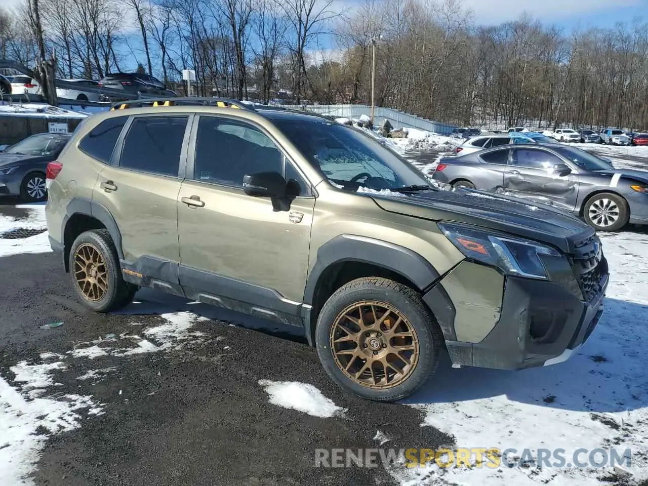4 Photograph of a damaged car JF2SKAMC1NH430045 SUBARU FORESTER 2022