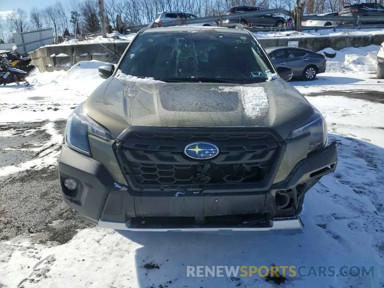 5 Photograph of a damaged car JF2SKAMC1NH430045 SUBARU FORESTER 2022
