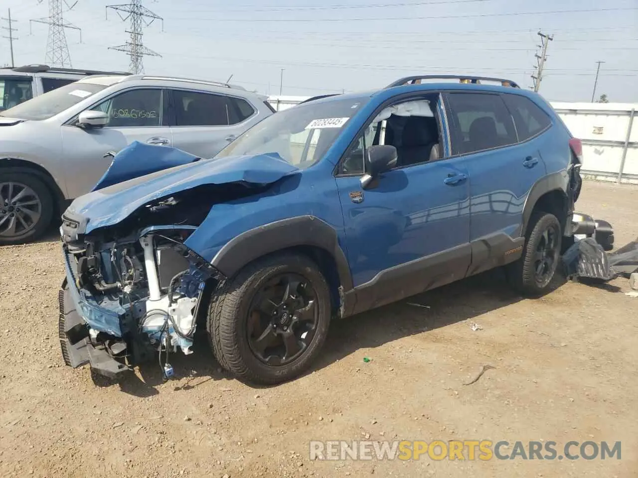1 Photograph of a damaged car JF2SKAMC3NH470112 SUBARU FORESTER 2022