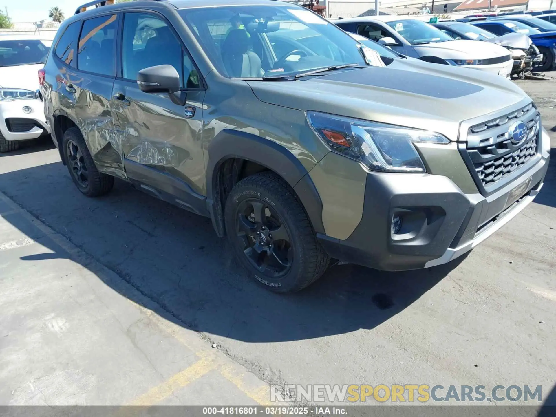 1 Фотография поврежденного автомобиля JF2SKAMC3NH502590 SUBARU FORESTER 2022