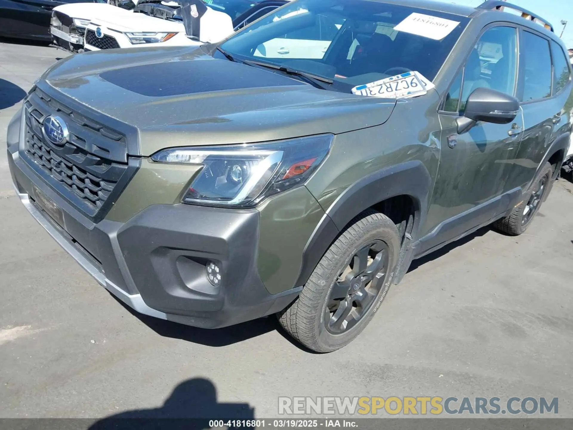 2 Фотография поврежденного автомобиля JF2SKAMC3NH502590 SUBARU FORESTER 2022
