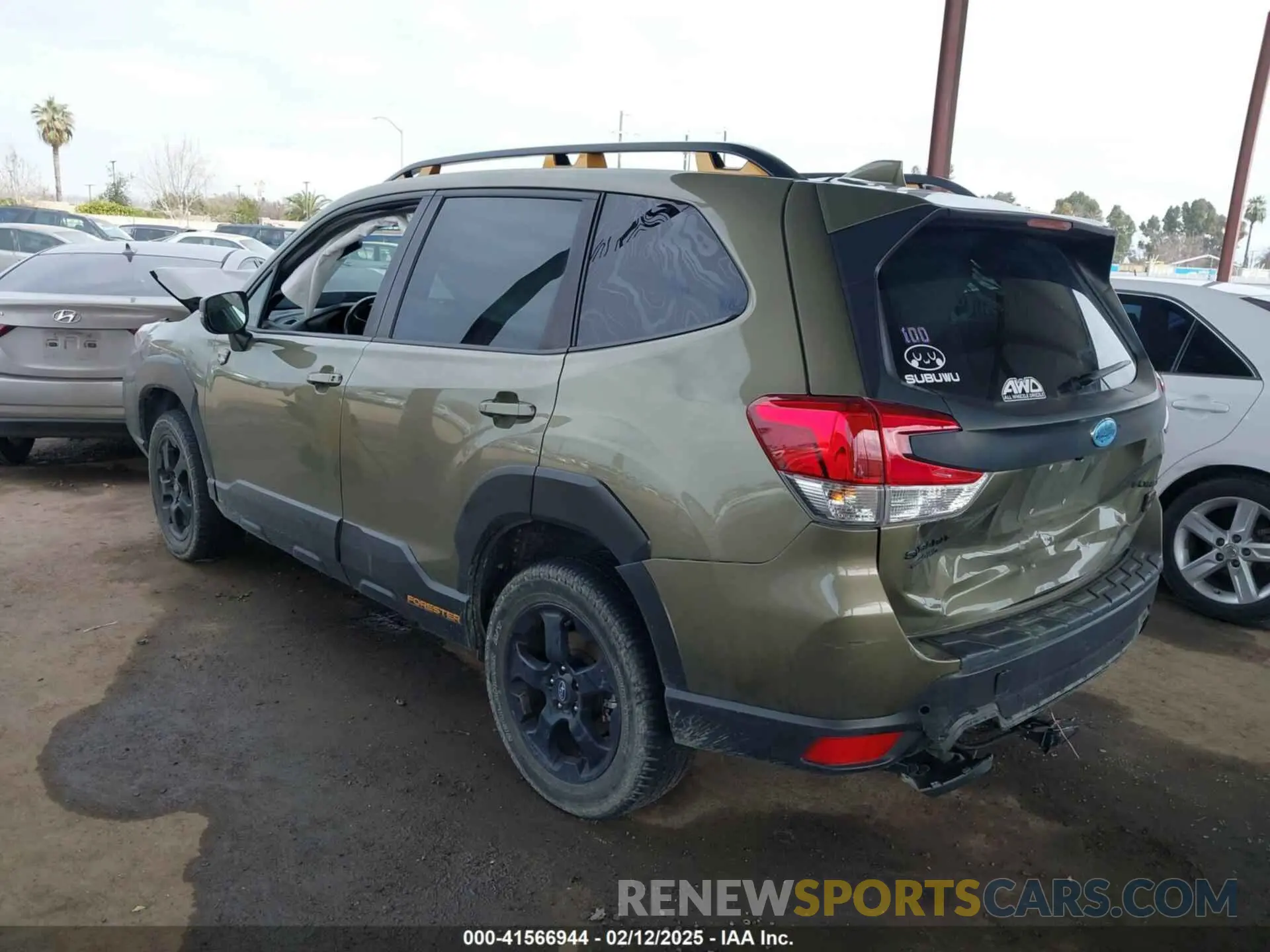 3 Photograph of a damaged car JF2SKAMC4NH421923 SUBARU FORESTER 2022