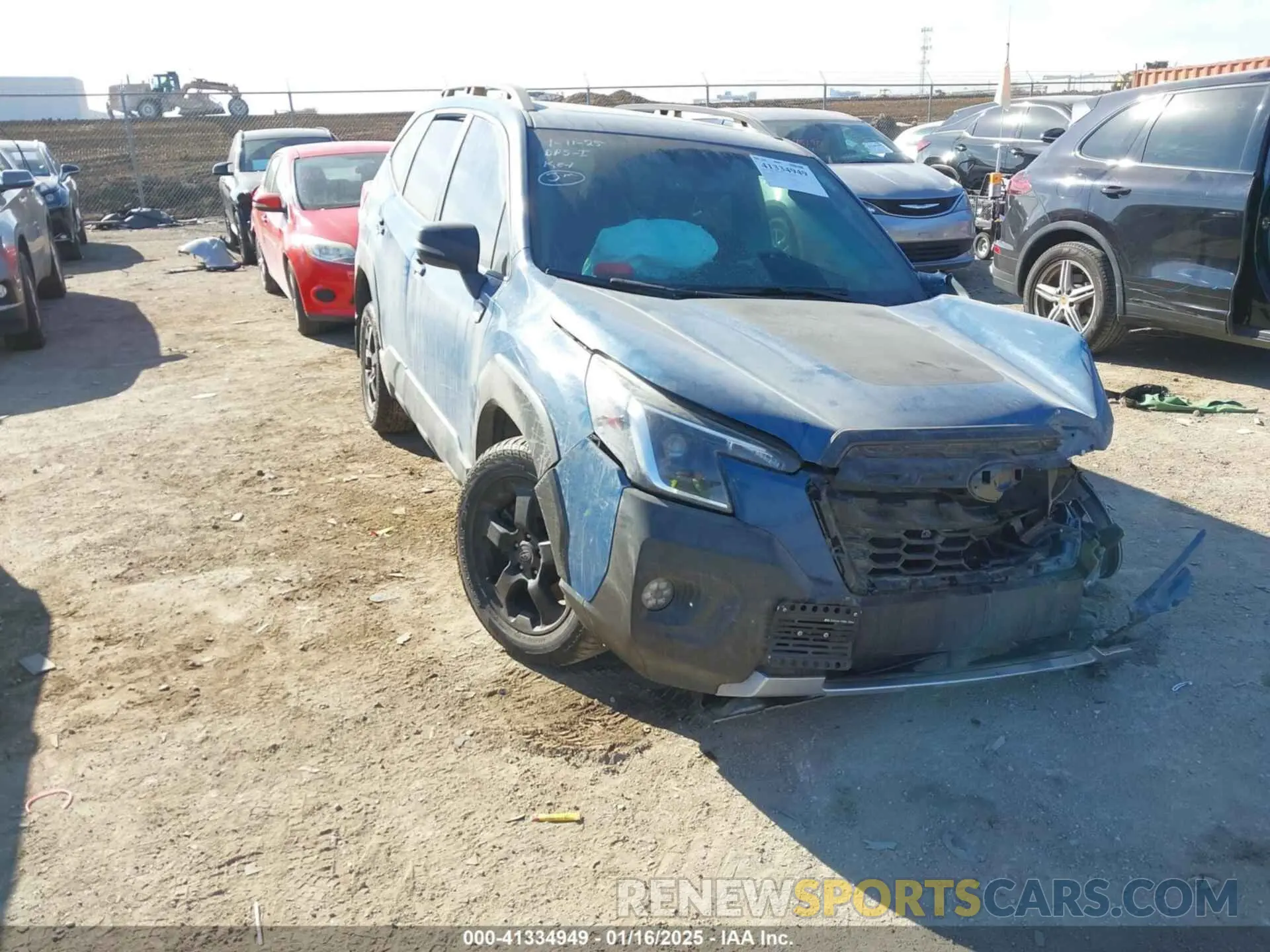 1 Photograph of a damaged car JF2SKAMC5NH426659 SUBARU FORESTER 2022