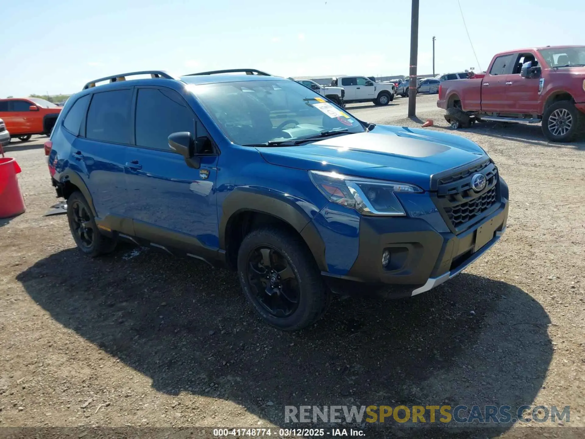 1 Photograph of a damaged car JF2SKAMC5NH523392 SUBARU FORESTER 2022