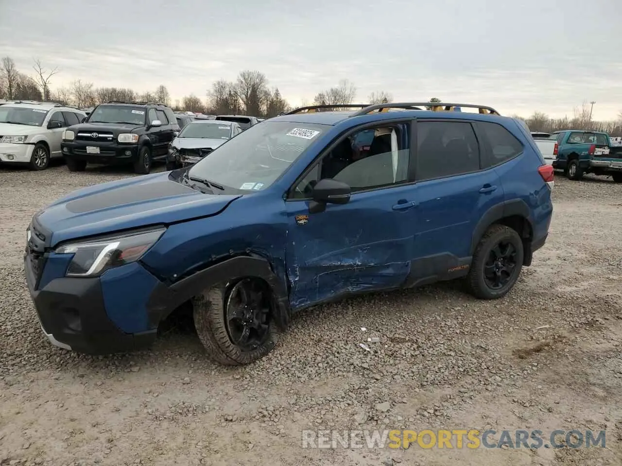 1 Photograph of a damaged car JF2SKAMC6NH513650 SUBARU FORESTER 2022